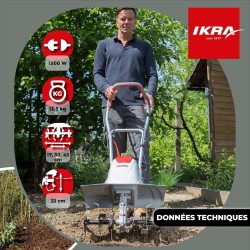 Elektrische Motorhacke IKRA 1500W - Leistung und Vielseitigkeit