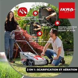 IKRA 1800W Electric Scarifier - Efficient Lawn Care