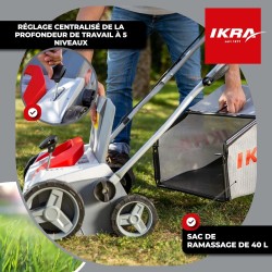 IKRA 1800W Electric Scarifier - Efficient Lawn Care