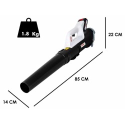 Soprador de Folhas IKRA 20V Sem Fio - 150 km/h Eficaz