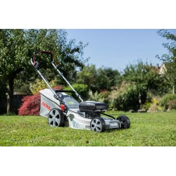 Tondeuse à gazon sans fil IKRA 40V puissante et efficace