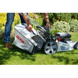 Cortador de grama sem fio IKRA 40V poderoso e eficiente