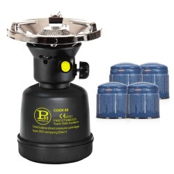 Draagbare Gasfornuis PROWELTEK 1300W met Patronen