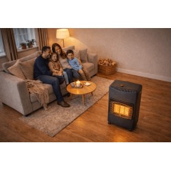 Estufa de gas móvil NIKLAS 4200W - Calefacción eficiente