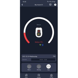 Robot Tondeuse Lamborghini 500m² - Autonome et Silencieux