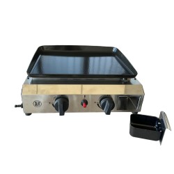 Plancha Gaz Extérieure 4800W INTEC - Polyvalence et Puissance