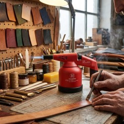 Lâmpada de soldar a gás Proweltek 1760W com 4 cartuchos