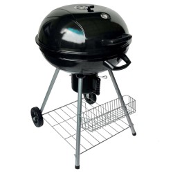 Holzkohlegrill INTEC Ø54cm mit Thermostat und Stauraum
