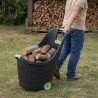 Carrello da Giardino 62L KZ GARDEN - Trasporto Facile Legno
