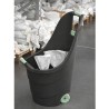 Chariot de Jardin 62L KZ GARDEN - Transport Facile Bois
