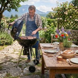 INTEC Holzkohlegrill Ø57cm - Einfach Gekonnte Zubereitung