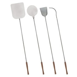 Set 4 Pelles à Pizza Inox INTEC pour Four à Bois