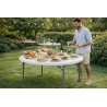 Versatile Folding Round Table Ø122cm - KZ GARDEN