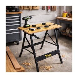 Banco plegable INTEC 150kg - Compacto y transportable