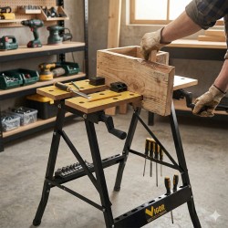 Klappbare Werkbank INTEC 150kg - Kompakt und transportabel