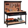 PROWELTEK Workshop Workbench 100kg with Panel and Drawer