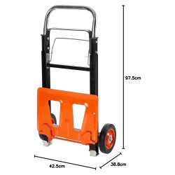 Carrinho de mão dobrável 90 kg BLACK & DECKER Alumínio