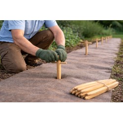 Populierenhouten Pinnen Tuin KZ GARDEN - 60 Stuks Mulching
