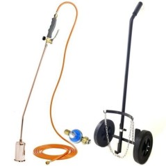 Désherbeur Pro KEMPER Tuyau 5m Brûleur 60mm Détendeur 2.5 bar KEMPER