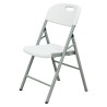 Folding White Chairs KZ GARDEN Indoor Outdoor