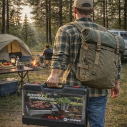 Gas Barbecue 1900W Non-Stick Grill Piezo Ignition BAG