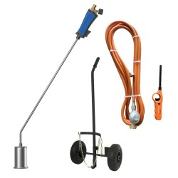 Deservador Pro KEMPER Mangueira 5m Maçarico 60mm Regulador 2.5