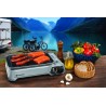 Plancha a gas portatile 2300W piastra antiaderente 34x25 cm