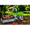 Barbecue a gas 1900W Superficie 27x34cm Accensione Piezo Griglia