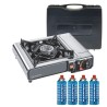 Réchaud Gaz Portable KEMPER 2200W Inox avec Cartouches