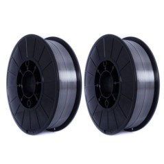 Pack 2 Bobines Fil Fourré Acier 0.9mm 900g Soudage MIG-MAG Ø100mm UN