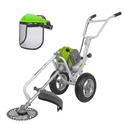 Benzin-Radtrimmer 52cm³ 2T Klinge Ø255mm