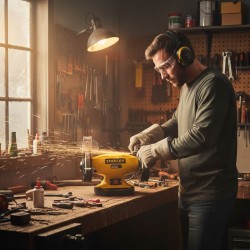 Grinding Machine 330W 2 Wheels Ø150 mm Cast Iron Base Grains