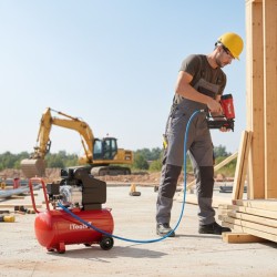 Compressor de ar 50L 8 bar 2CV Silencioso ITOOLS com kit 5