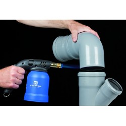 Gasschweißlampe mit Piezozündung, stoßfestem Stahl, 8