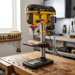 Tischbohrmaschine 600W 9 Geschwindigkeiten Spannfutter 3-16mm