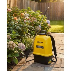 Elektrischer Sprüher 16L, Lithiumbatterie 14,4 V / 2,0 Ah - Gartensprüher Pflanzen + Teleskoplanze STANLEY