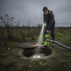 Bomba de elevación aguas cargadas 750W 230V Partículas máx