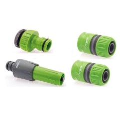 KIT Tuyau Arrosage Tressé 50m Diam 25mm PVC Tri Couches Pression 21