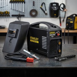 Máquina de Soldar Inversora 200A MMA Eletrodos 1.6-5 mm STANLEY