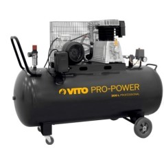 Compressor de Ar a Correia 300L Trifásico 10 Bar 4000W