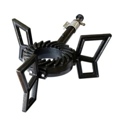 Réchaud Gaz Trépied Fonte 3 Pieds 7KW 509g/h 1 Brûleur KEMPER