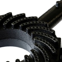 Gaskocher Dreibein Gusseisen 3 Beine 7KW 509g/h 1 Brenner