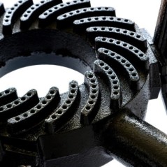 Gaskocher Dreibein Gusseisen 3 Beine 7KW 509g/h 1 Brenner