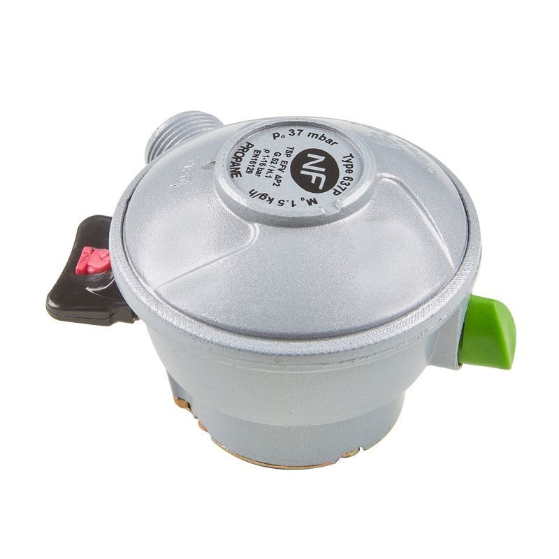 Détendeur PROPANE Quick-On Valve 27mm Sécurité Stop Gaz CLIC ON KEMP