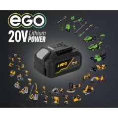 Batterie Lithium 2Ah 20V Sans Effet Mémoire Témoin LED VITO PRO-POWE
