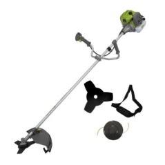 Decespugliatore a scoppio 43 cm³ motore 2T lama 255 mm