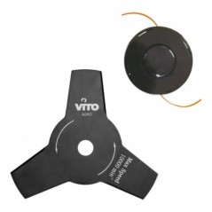 Decespugliatore a scoppio 43 cm³ motore 2T lama 255 mm