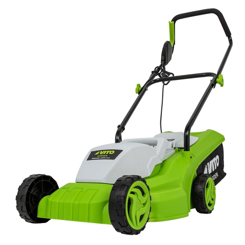 Tondeuse électrique 1200W Moteur induction Largeur coupe 32cm Hauteu