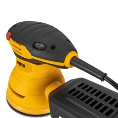 Levigatrice Orbitale Eccentrica 125mm 300W 6 Velocità Sistema