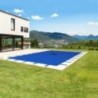 Bâche piscine rectangulaire 6x10m Anti UV 140g/m² Polyéthylène tress